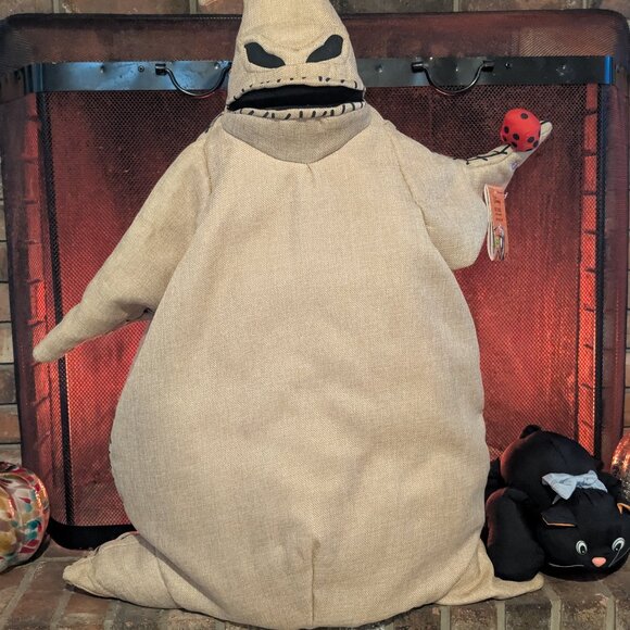 Nightmare Before Christmas 3ft Animated Oogie Boogie Burlap Singing BRAND NEW - Picture 4 of 5